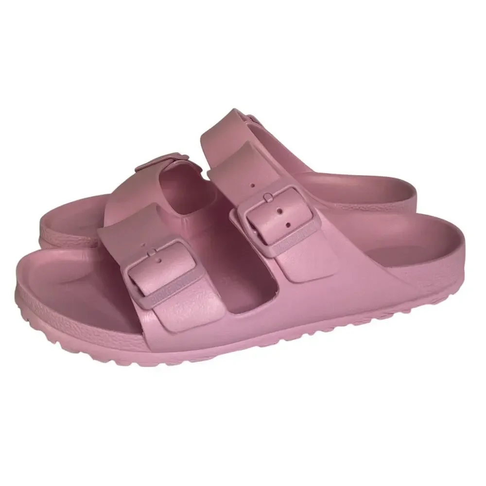 Birkenstock EVA Pink Two Strap Sandals Waterproof Women 39 Made in Germany